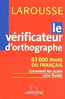 Le Verificateur d'Orthographe 203320202X Book Cover