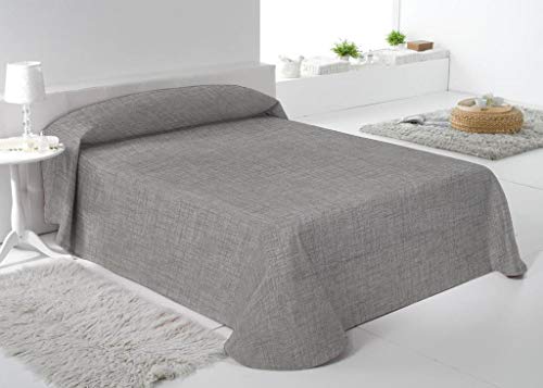 RAFITEXTIL Mani - Colcha Alan, Cama 200: 300 x 280, Color Piedra Cover