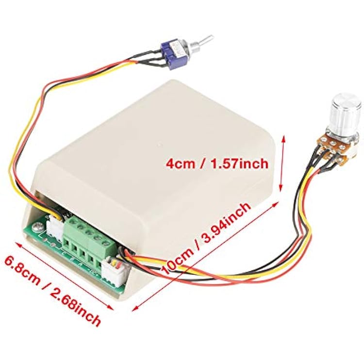 Respicefinem Bldc Brushless Motor Controller Motor Speed Controller DC5-36V Three Phase Sensorless Brushless Without Hall Dc Speed Regulation for Various Dc Motors