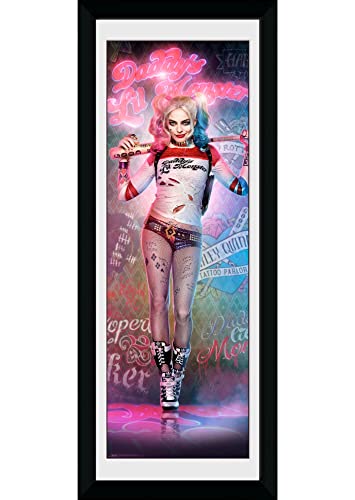 GB Eye LTD, Suicide Squad, Harley Quinn Stand, Photographie encadrée 30x75 cm