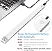 Lightbiz 78 LED Closet Light, Rechargeable Dimmable Motion Sensor Closet Light Wireless Under Cabinet Night Light with 3200mAh Large Battery for Cabinet, Wardrobe, Kitchen
