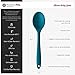 StarPack Basic Silicone Spoon for Cooking - Dishwasher Safe Mixing Spoon for Baking - Rubber Spoon with Heat Resistance up to 480°F - Hygienic Mixing Spoon for Cooking & Serving (Teal Blue)