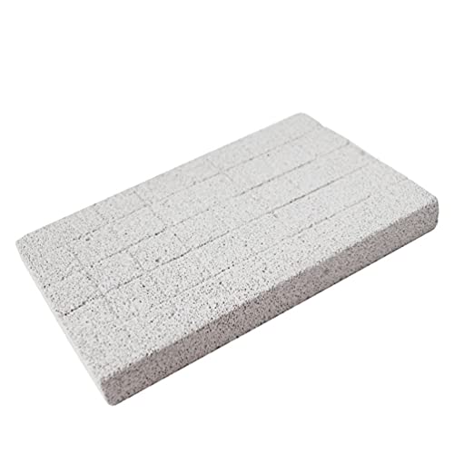 VILLCASE Rabbit Nail Scratch Pad Guinea Pig Claw Grinding Deck Small Animal Foot Pad Volcanic Stone Molar Board for Chinchilla Squirrel Hedgehog Gerbil 9.4X5.9X1 Inches