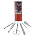 Christmas Holiday Santa Going Down the Chimney Stainless Steel Manicure Pedicure Grooming Beauty Care Travel Kit