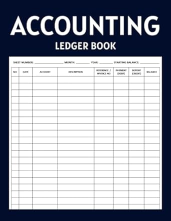 Amazon.com: Accounting Ledger Book: A Simple Bookkeeping Ledger for ...