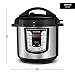 Gourmia GPC625 6 Qt Multi-Mode SmartPot Pressure Cooker | 13 Cook Modes | Removable Nonstick Pot | 24-Hour Delay Timer | Automatic Keep Warm | LCD Display | Pressure Sensor Lid Lock | Free Recipe Book