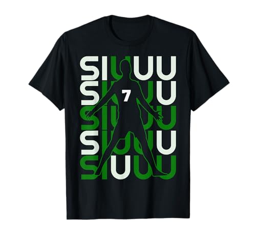 Siuuuu Cadeau Amusant pour Les Amateurs de Football pour Les Fans de Football pour garçons T-Shirt