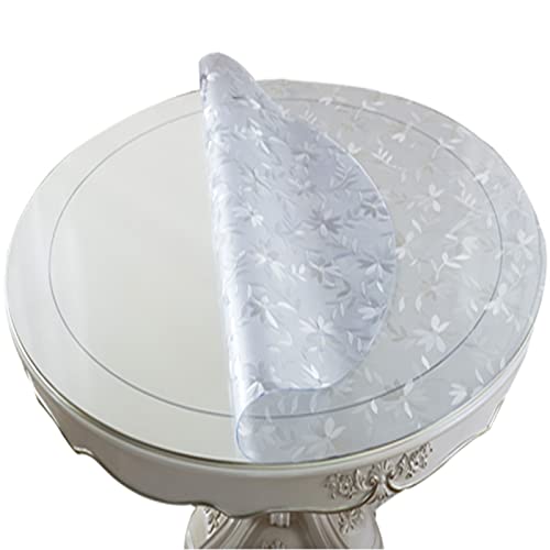 Protection de table vinyle transparent nappe cuisine PVC diamètre 150cm - 2