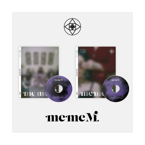 Purple Kiss MemeM double album avec autocollants et cartes photo