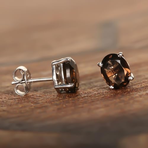 GEMHUB Womens Sterling Silver Earrings 2.15-8.85 Carat Natural Gemstone Earrings Stud Earrings for Women2