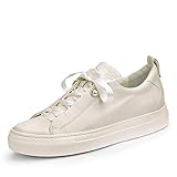 Innensohle: Leder Paul Green 4688 046 Damen Sneaker aus Glattleder mit Lederfutter Lederinnensohl, Groesse 37, beige