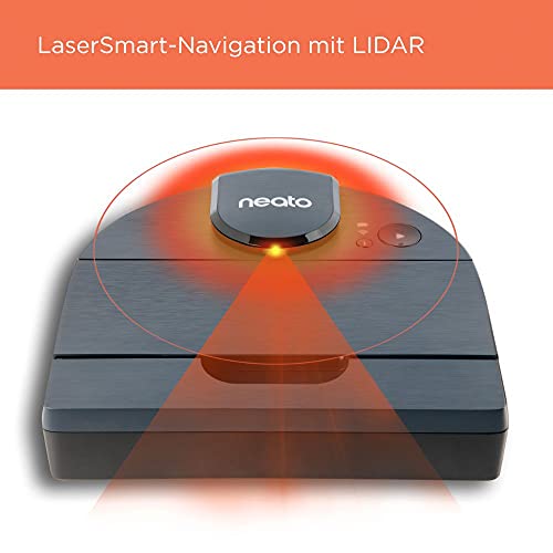Neato Robotics D8 - Intelligenter Saugroboter - Lasernavigation - 100 Minuten Laufzeit - 700ml Staubbehälter - für… - Image 7