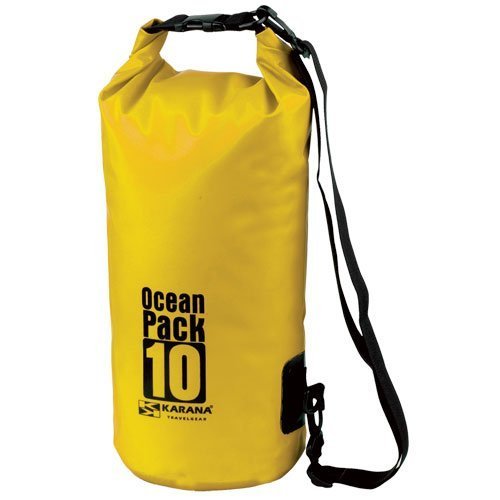 PARVY Heavy-Duty PVC Water Proof Ocean Pack Dry Bag Sack for Kayaking Boating Canoeing Fishing Rafting Swimming Camping Snowboarding 10 Liter (1Pcs) (Multicolor)