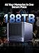 MINISFORUM Desktop NAS N5 Pro 5 Bay 128GB SSD,AMD Ryzen AI 9 HX PRO 370(12C/24T) DDR5 RAM Slots, 1*10Gbe,1*5Gbe, 2*USB4(8K), 8K HDMI,1xM.2 Slot & 2xU.2/M.2 Slots Up to 188T, Network Attached Storage