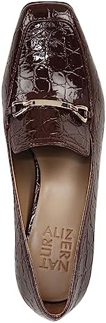 Naturalizer Womens Wynrie-Bit Block Heel Bit Loafer Cabernet Sauvignon Patent Red 7 M | Image 5