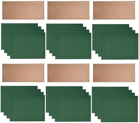 D'Moksha Homes Christmas Placemats 14 X 19 Inch, 100% Pure Linen Classic Hemstitch Cloth Placemats/Dinner Mats/Dining Table Mat, Machine Washable- Thanksgiving, Xmas Placemats (Set Of 4) Sage Green