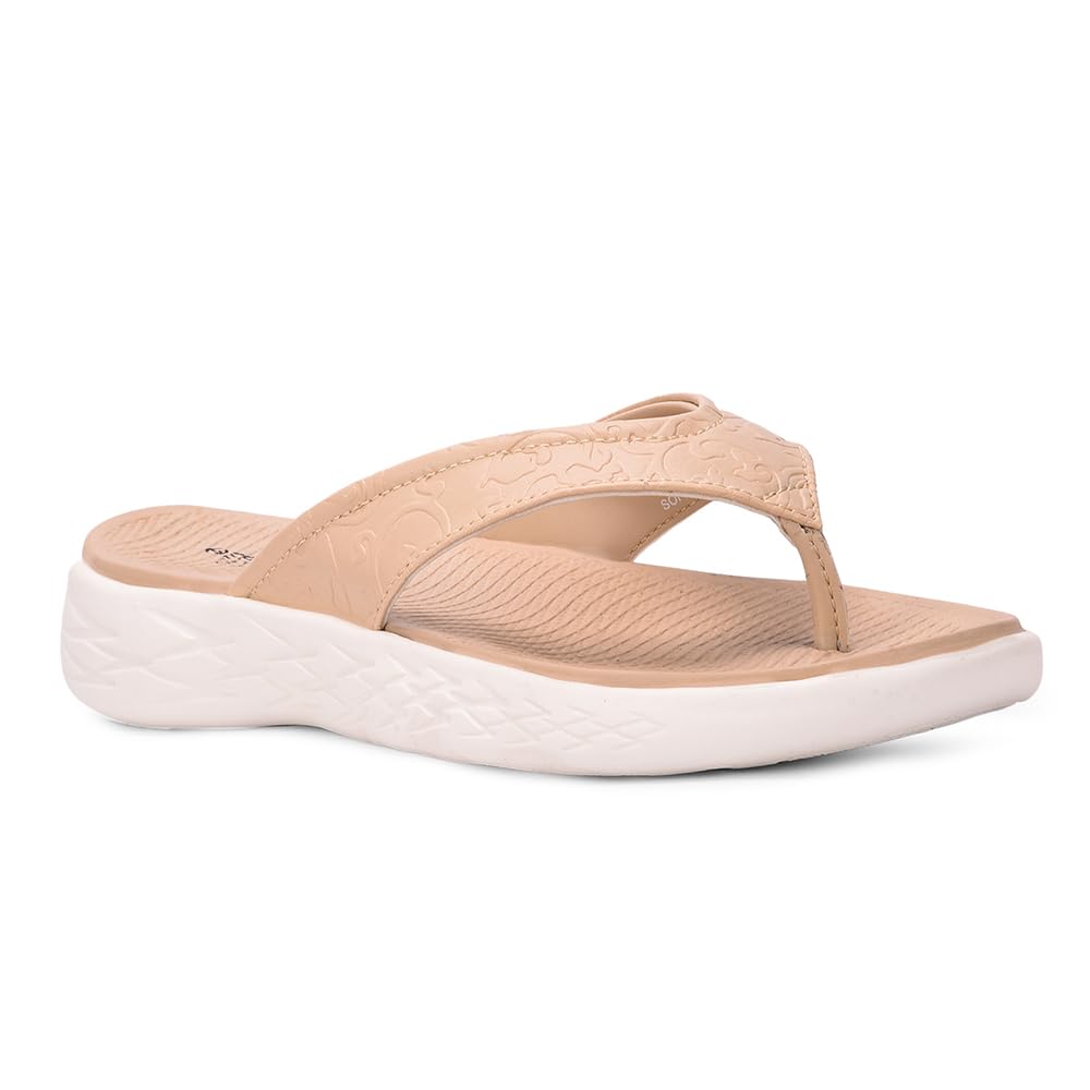 Liberty Healers SOFIA-1E Casual Slippers for Women With PU Upper-Comfortable & Lightweight | Latest & Trendy Design | Stylish Footwear, Cushioned Footbed-Soft Straps & Non-Slip Outsole (Beige-38 EU) (B0CX5GV8Y2) Amazon Price History, Amazon Price Tracker