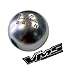 10x1.25mm Thread 6 speed JDM Round Ball Shift Knob in Gunmetal Grey Gray Silver Billet Aluminum for 03-08 2003-2008 Nissan 350Z Fairlady Z