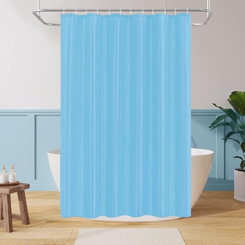 LUKDUNG 180x200 Badevorhang Polyester Textil, Duschvorhang Anti-schimmel...