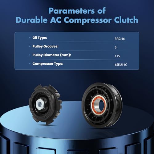 Image of ECCPP A /C Compressor Clutch 2015-2017 Fit for Hyundai Sonata 2.0L AC Clutch