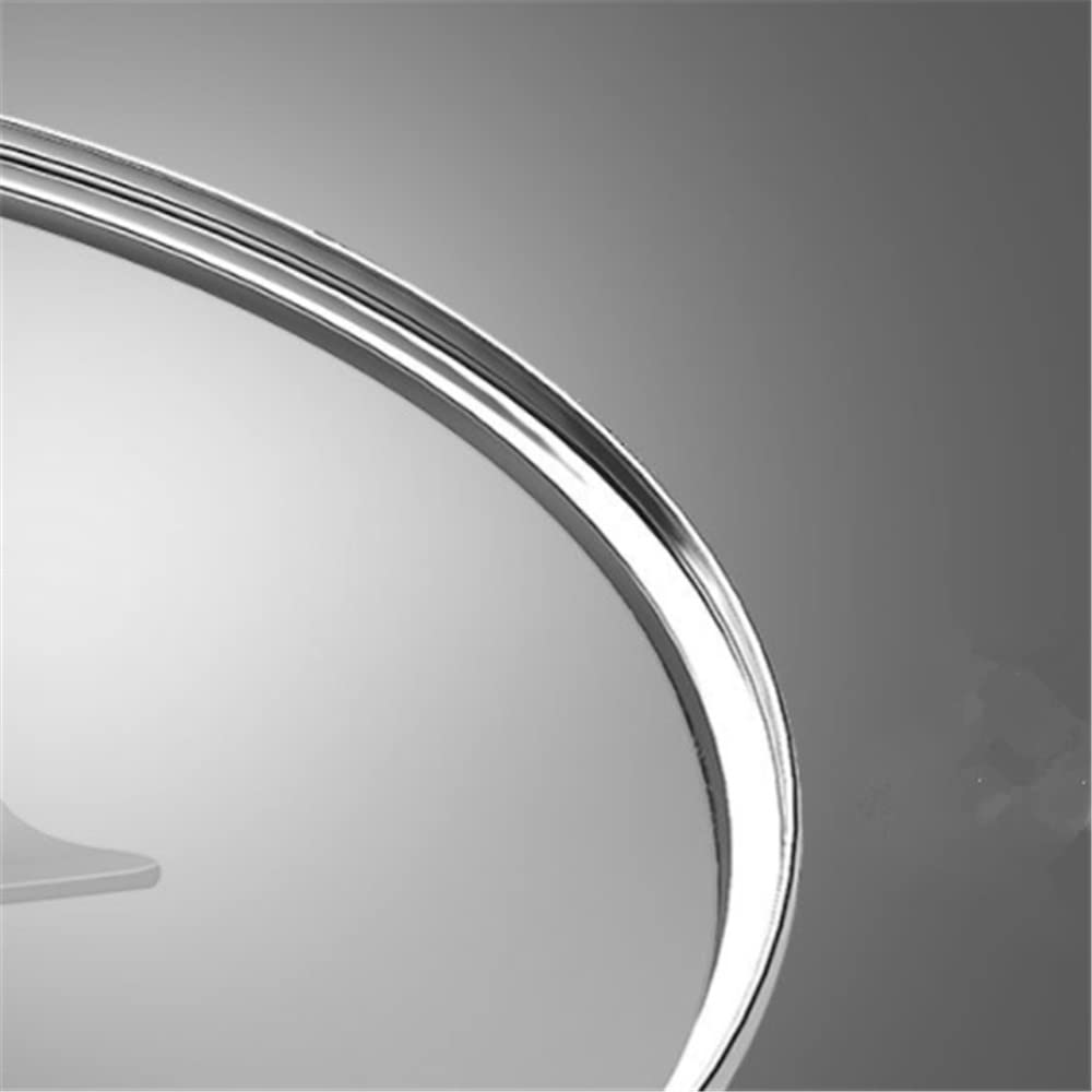 Coperchi Pentole, Coperchio Padella Pan coperchio 34 cm di vetro temperato in acciaio inox pentola in del universale wok della copertura antiaderente antiscivolo(30cm)