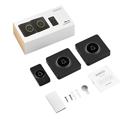 Wireless Doorbell, AVANTEK DB-12 Waterproof Door Chime Kit Operating at Over 1300 Feet with 2 Plug-In Receivers, 52 Melodies, 5 Volume Levels, CD Quality Sound and LED Flash - Thumbnail 7