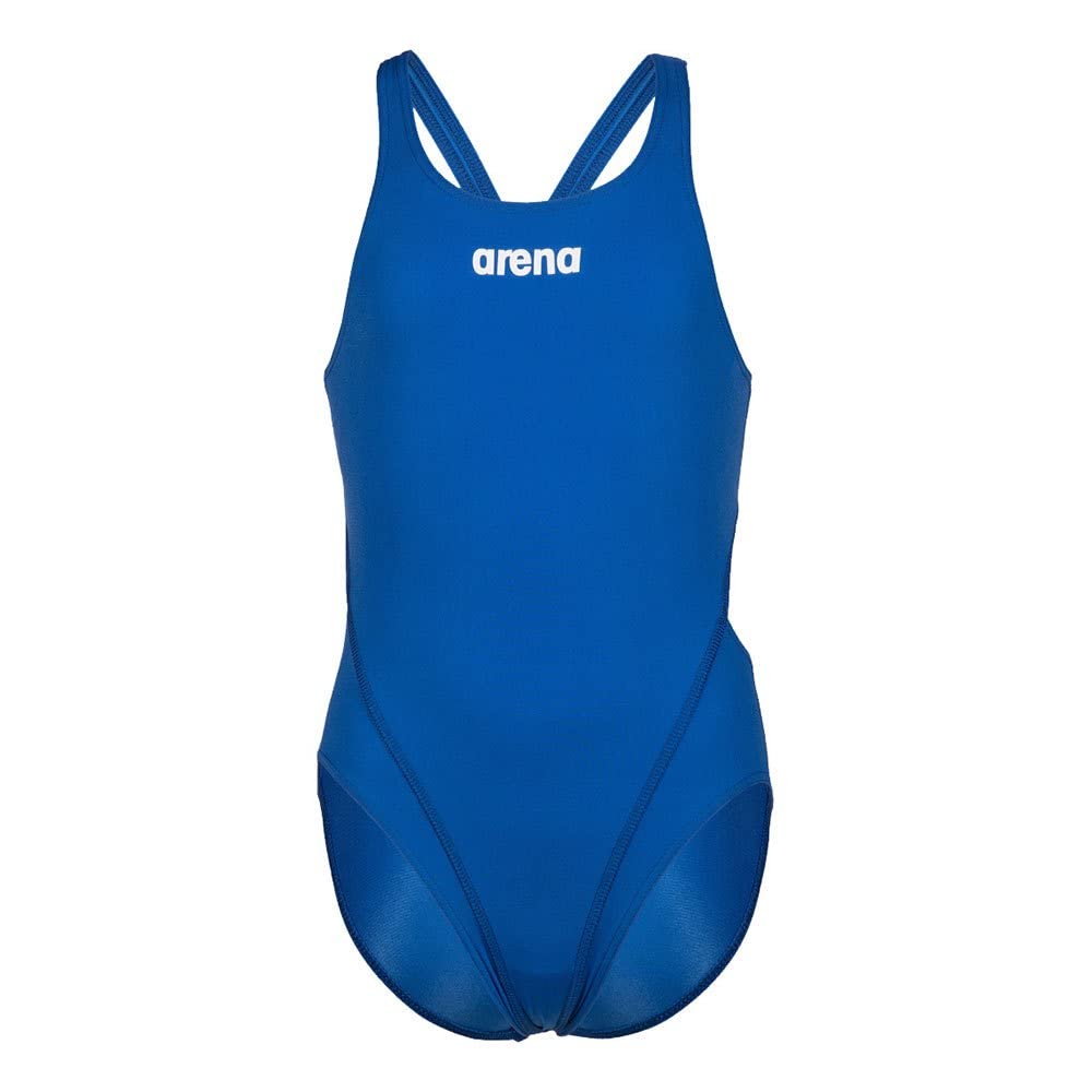 Arena Girls Royal White 'S Tech Solid One Piece Swimsuit, 152 (Eu)