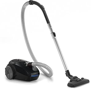 Philips PowerGo FC8241/09 Vacuum Cleaner 900 W, A, 27.9 kWh, 750W, Cylinder, Dust Bag, Schwarz, Standard