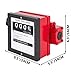 VEVOR Mechanical Fuel Meter 40 GPM Fuel Flow Meter 4-Digital Batch Display Fuel Transfer Meter 1 Inch Diesel Fuel Flow Meter All Fuel Transfer Pumps Gasoline Flow Meter