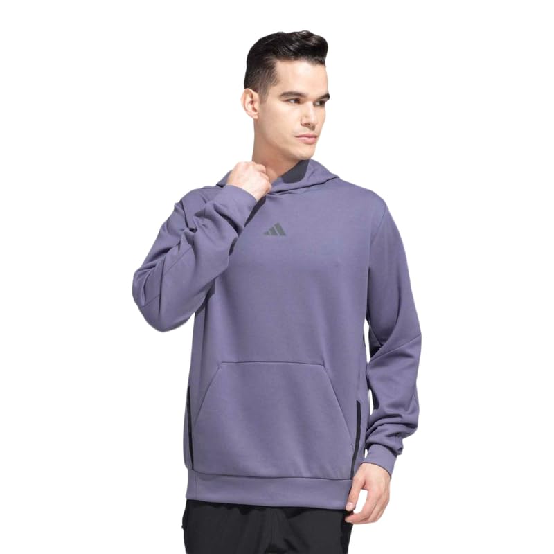 adidas Men’s Sweatshirts | D4T Hoodie | Purple |-picture-46