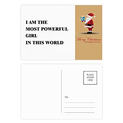 Cartes postales I Am The Powerful Girl pour decorer votre bureau et inspirer vos amies