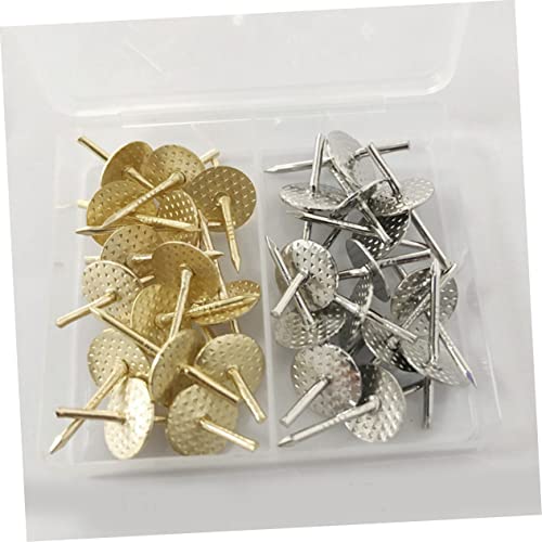 Image of 30pcs Iron Picture Hangers Sturdy Photo Hanging Nails for Drywall and Includes and Hooks Easy to Install Space-Saving Design for Decor