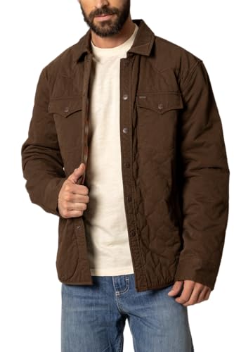 Kimes Ranch Men’s Dickson Quilted Shacket Flannel Lining,