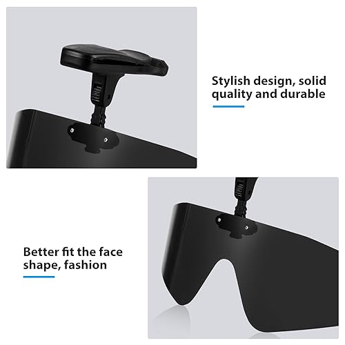 Image of DEECOZY Clip Cap Sports Sunglasses, Clip-On Sunglasses, Outdoor Polarized Sunglasses for Men Fishing Cycling Golf Climbing