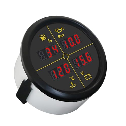 Medidor digital multifunción impermeable con pantalla retroiluminada 6