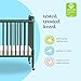DaVinci Jenny Lind 3-in-1 Convertible Baby Crib - GREENGUARD Gold Certified Portable Convertible Baby Crib to Toddler Bed, Daybed - Durable & Easy to Assemble - 4 Adjustable Mattress Heights - Green
