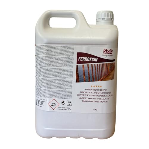 SCQ Soluciones con Química Eliminador de oxido 6kl | Desoxidante Quita oxido | Elimina Óxido y recupera el Color Original | removedor de oxido y salitre | Embarcaciones, Automóviles y Herramientas