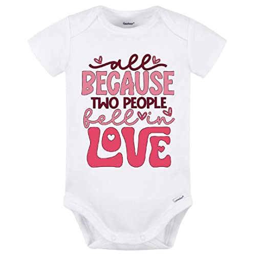 All Because Two People Fell In Love Baby Bodysuit Onesie