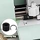 12 Stück Gummiwalzen Auflösung für Cricut Maker, 12 Stück Gummiwalzen-Ersatz, Hält Gummi Effektiv Davon Ab, Sich zu Bewegen Halteklammerringe Kompatibel mit Cricut Maker