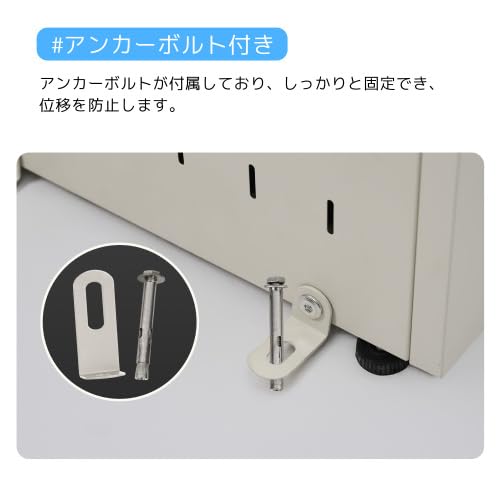 Amazon | BTM ゴミ箱 屋外 大容量 247L 通気性 頑丈 大型 安定