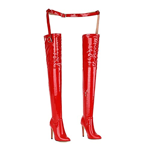 Bottes de pole dance grande taille avec ficelle inversée pour un maintien parfait