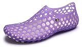 Water Shoes Women Sandals Shower Swim Pool Beach River Shoes Aqua Comfort Garden Clogs New Purple 9 US