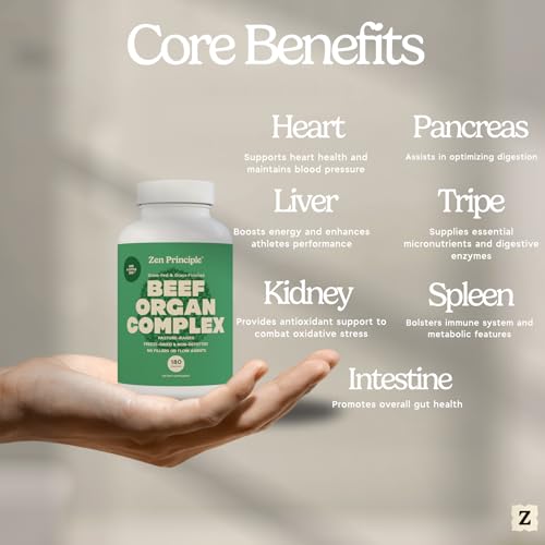 Zen Principle Grass Fed Beef Organs Supplement