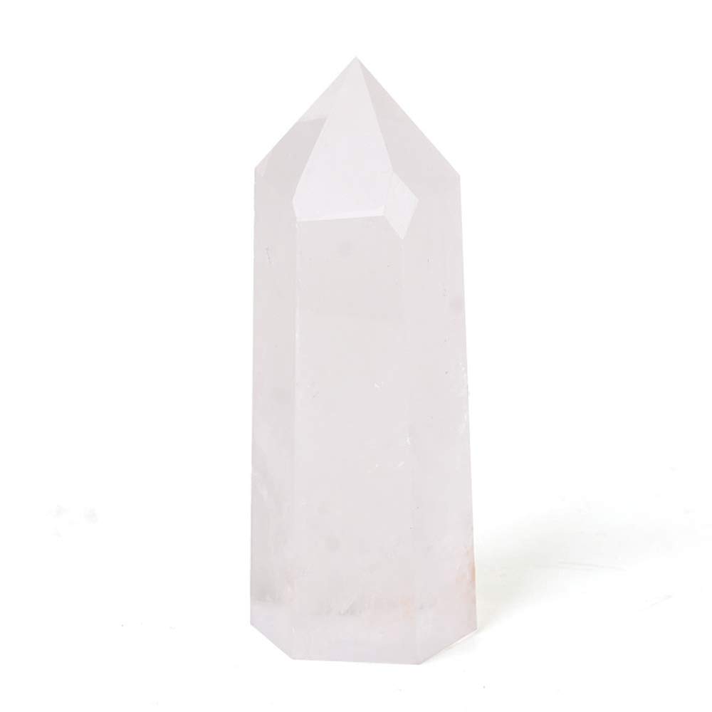 Amazon.co.jp: 天然透明 水晶ポイント (六角柱) 極上超透明 浄化