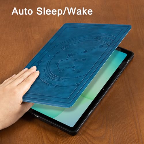 Image of CoBak Case for Samsung Galaxy Tab A11+ Plus 11 inch 2025, Multi-Viewing Angles, All New PU Leather Folio Stand Cover with Auto Sleep Wake Feature for Samsung Galaxy Tab A11+ Tablet 11-inch, Constellation