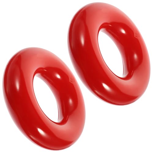 Holibanna Golf Weighted Swing Rings 2pcs Iron Golfing Training Aid Round Practice Accessories for Swing Strength Training