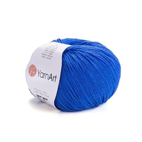 Image of 4 Skein 55% Cotton 45% Acrylic YarnArt Yarn 200 gr 696 yds Color (47)