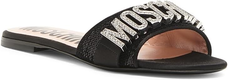 Sequin & Crystal-Embellished Mules
