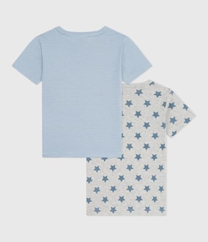 Set di T-shirt bambino a maniche corte in cotone con stampa a stelle - 3