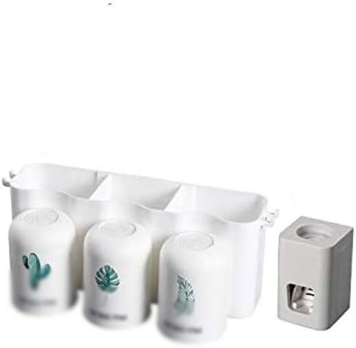 Toothbrush Racks, Punch Free Brushing Cups, Toothbrushes, Racks, Economical Strong, Wall Mounted Mouthwash Cup Set(22cm)